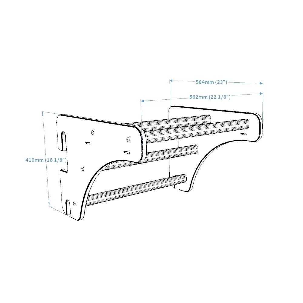 Wooden pull up bar BenchK PB204 in light beech