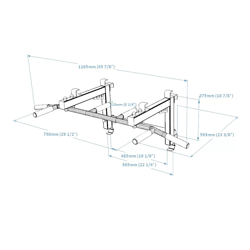 BenchK PB3B steel pull up bar