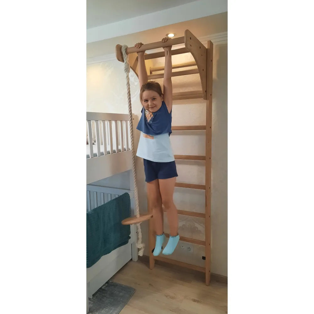 Wooden pull up bar BenchK PB204 in light beech