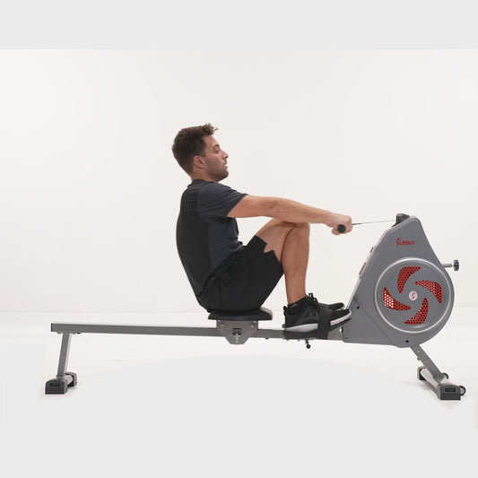 Sunny Health & Fitness Dynamic Air Rowing Machine with Exclusive SunnyFit® App and Smart Bluetooth Connectivity – SF-RW520007