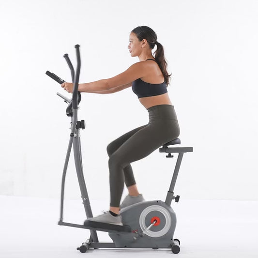 Sunny Health & Fitness Essential Interactive Series Seated Elliptical - SF-E322004