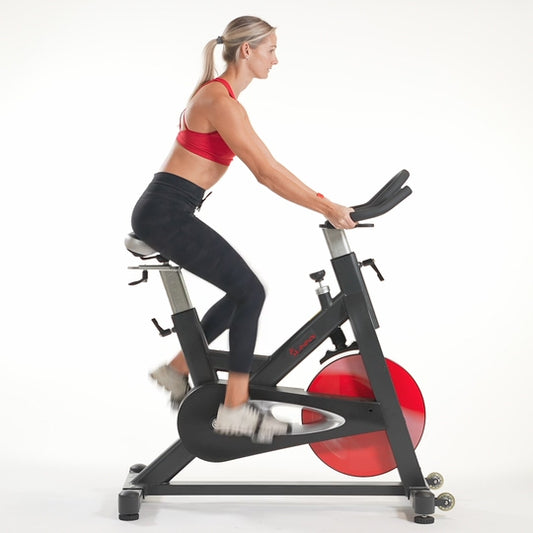 Sunny Health & Fitness Evolution Pro Magnetic Belt Drive Indoor Cycling Bike SF-B1714