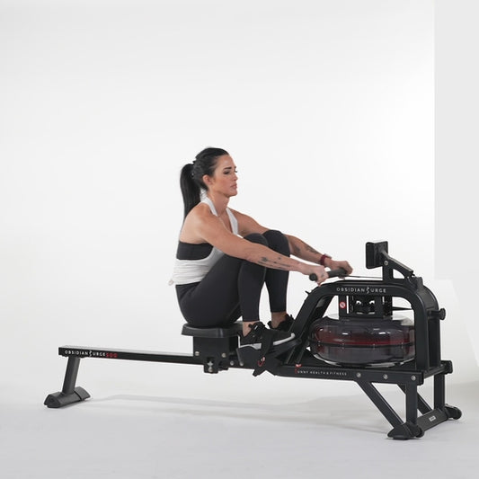 Sunny Health & Fitness Obsidian Surge 500 m Water Rowing Machine SF-RW5713