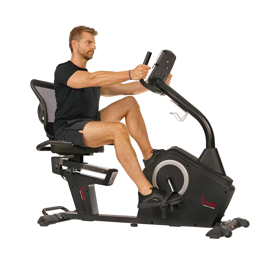 Sunny Health & Fitness Programmable Recumbent Bike SF-RB4850