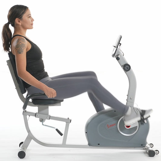 Sunny Health & Fitness Magnetic Recumbent Exercise Bike SF-RB4905