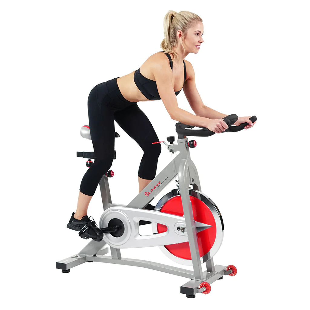 Sunny Health & Fitness 40 lb Flywheel Chain Drive Pro Indoor Cycling Exercise Bike SF-B901