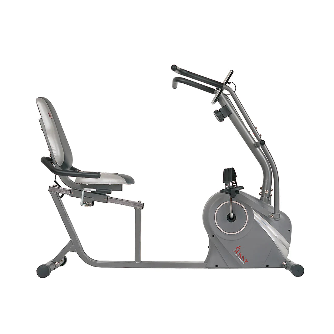 Sunny Health & Fitness Cross Trainer Magnetic Recumbent Bike with Arm Exercisers - SF-RB4936