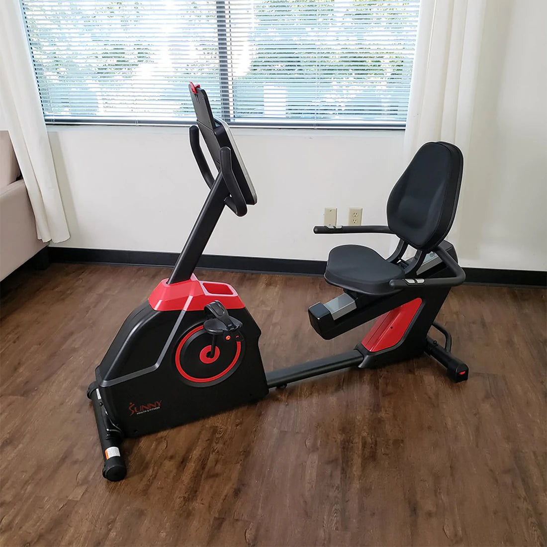 Sunny Health & Fitness Evo-Fit Recumbent Bike Electro-Magnetic Cardio Fitness - SF-RB4954