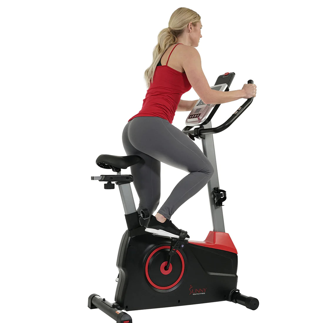 Sunny Health & Fitness Evo-Fit Stationary Upright Bike with 24 Level Electro-Magnetic Resistance - SF-B2969