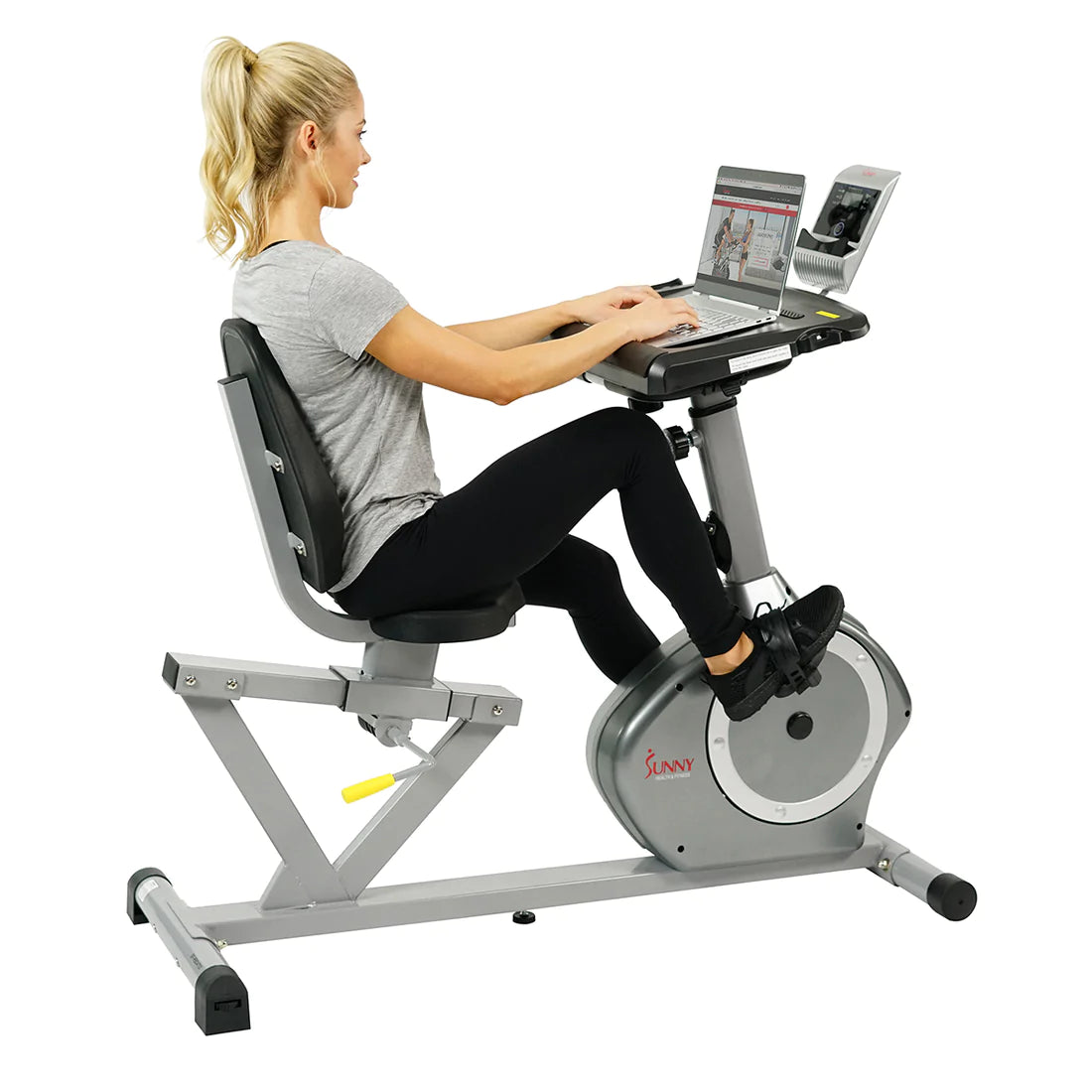 Sunny Health & Fitness SF-RBD4703 Convertible Recumbent Bike