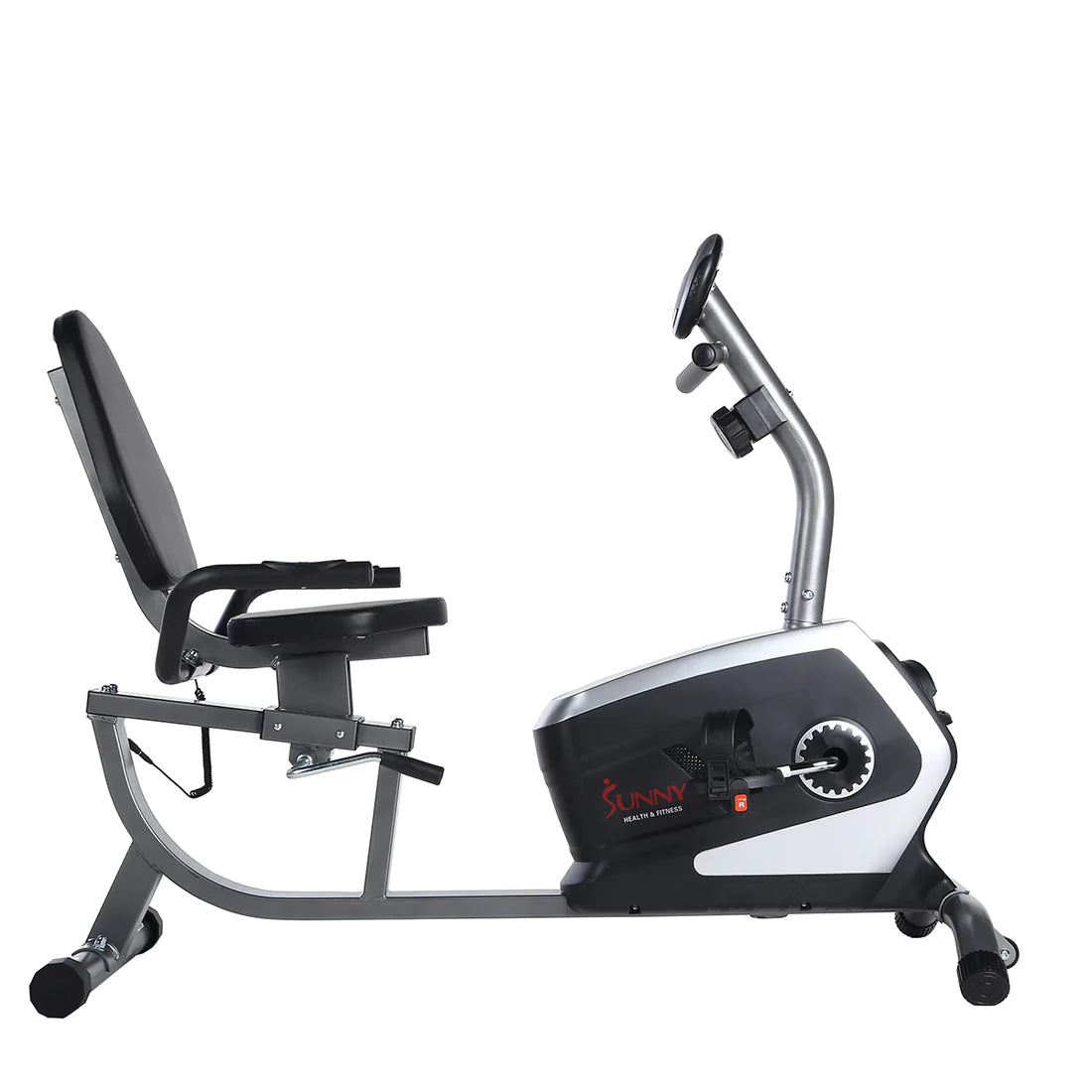 Sunny Health & Fitness Magnetic Recumbent Exercise Bike, 300 lb Capacity & Adjustable Seat SF-RB4616