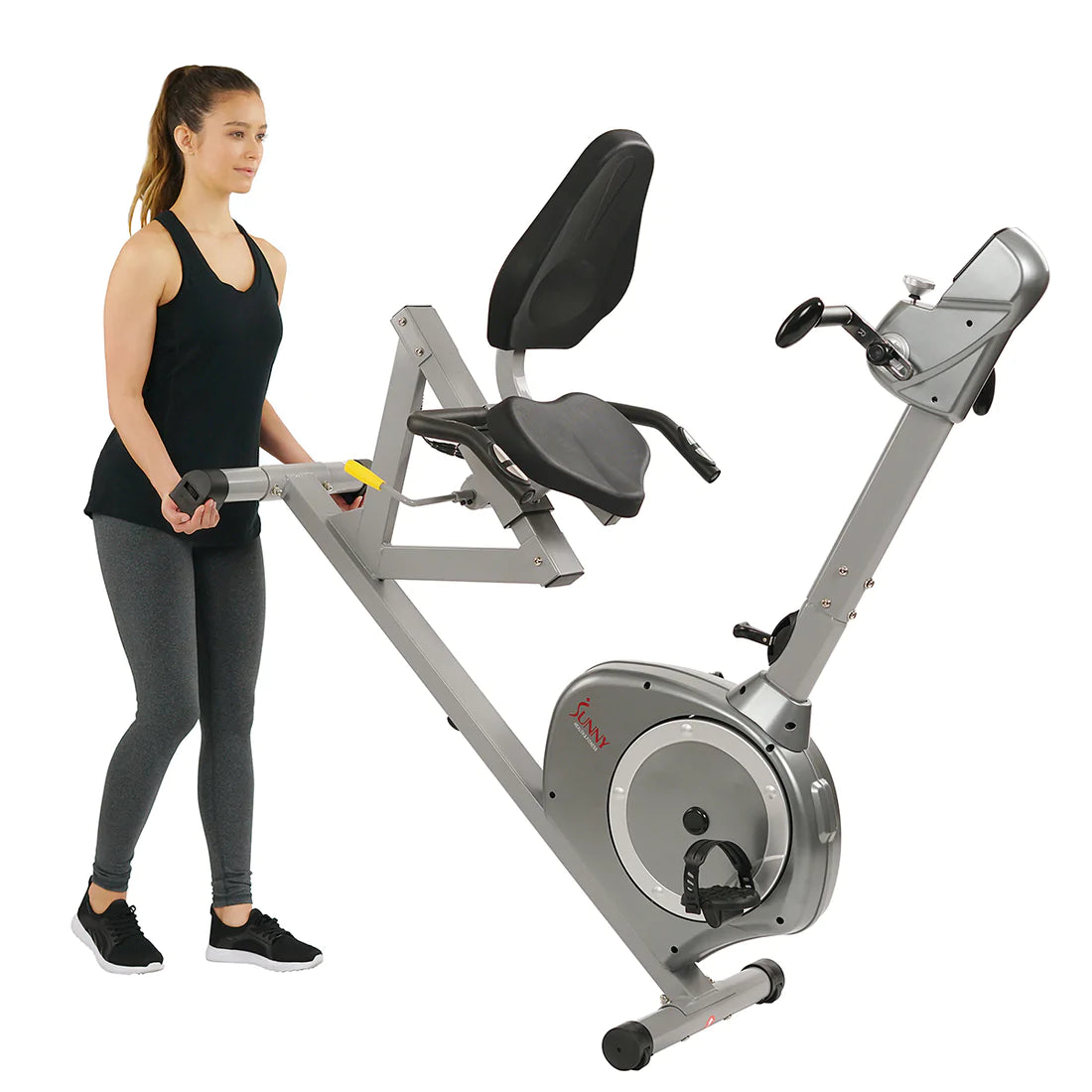 Sunny Health & Fitness Recumbent Bike with Arm Exerciser SF-RB4631