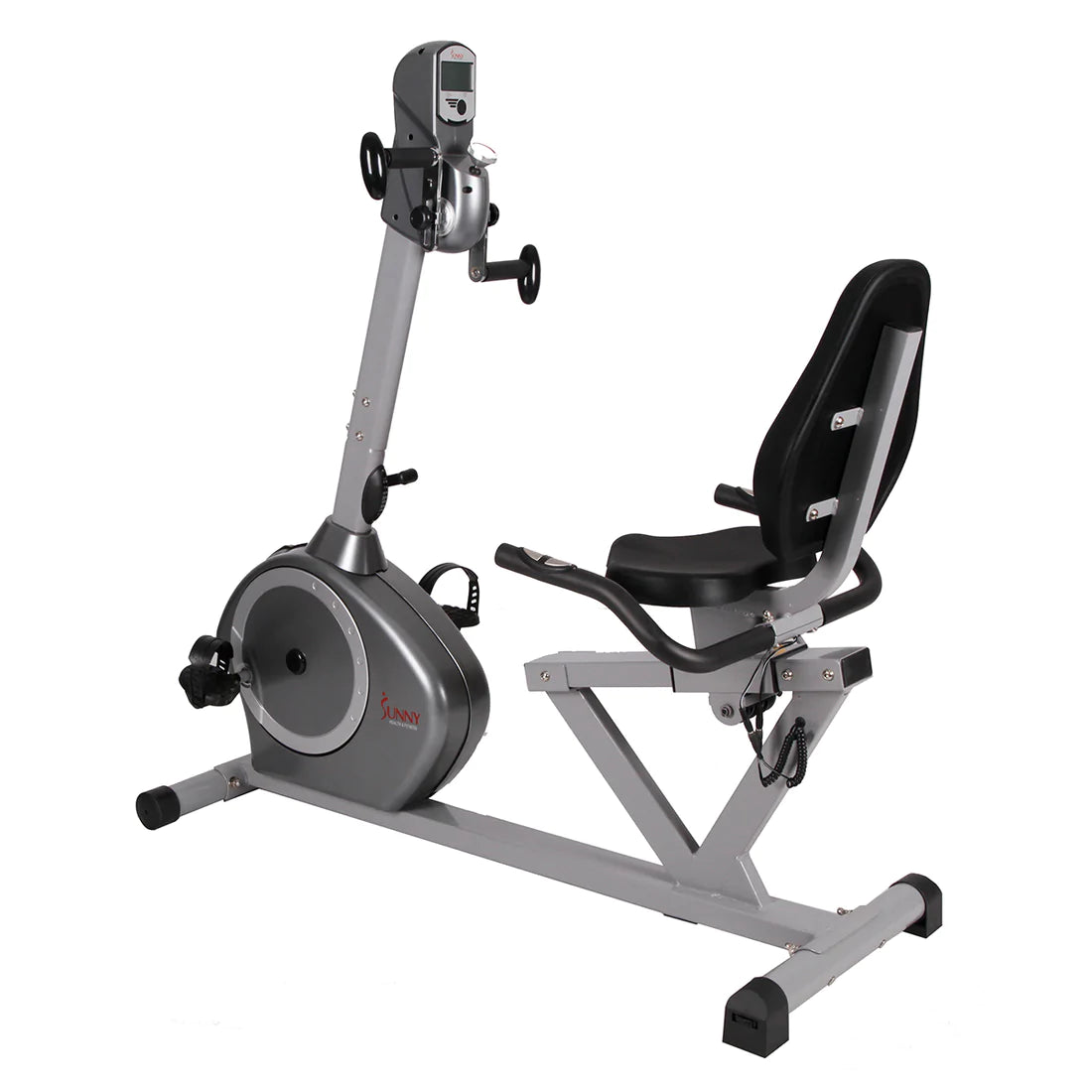 Sunny Health & Fitness Recumbent Bike with Arm Exerciser SF-RB4631