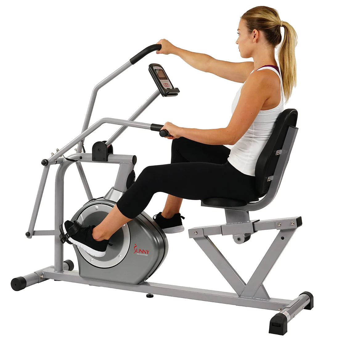 Sunny Health & Fitness Cross Training Magnetic Recumbent Bike SF-RB4708