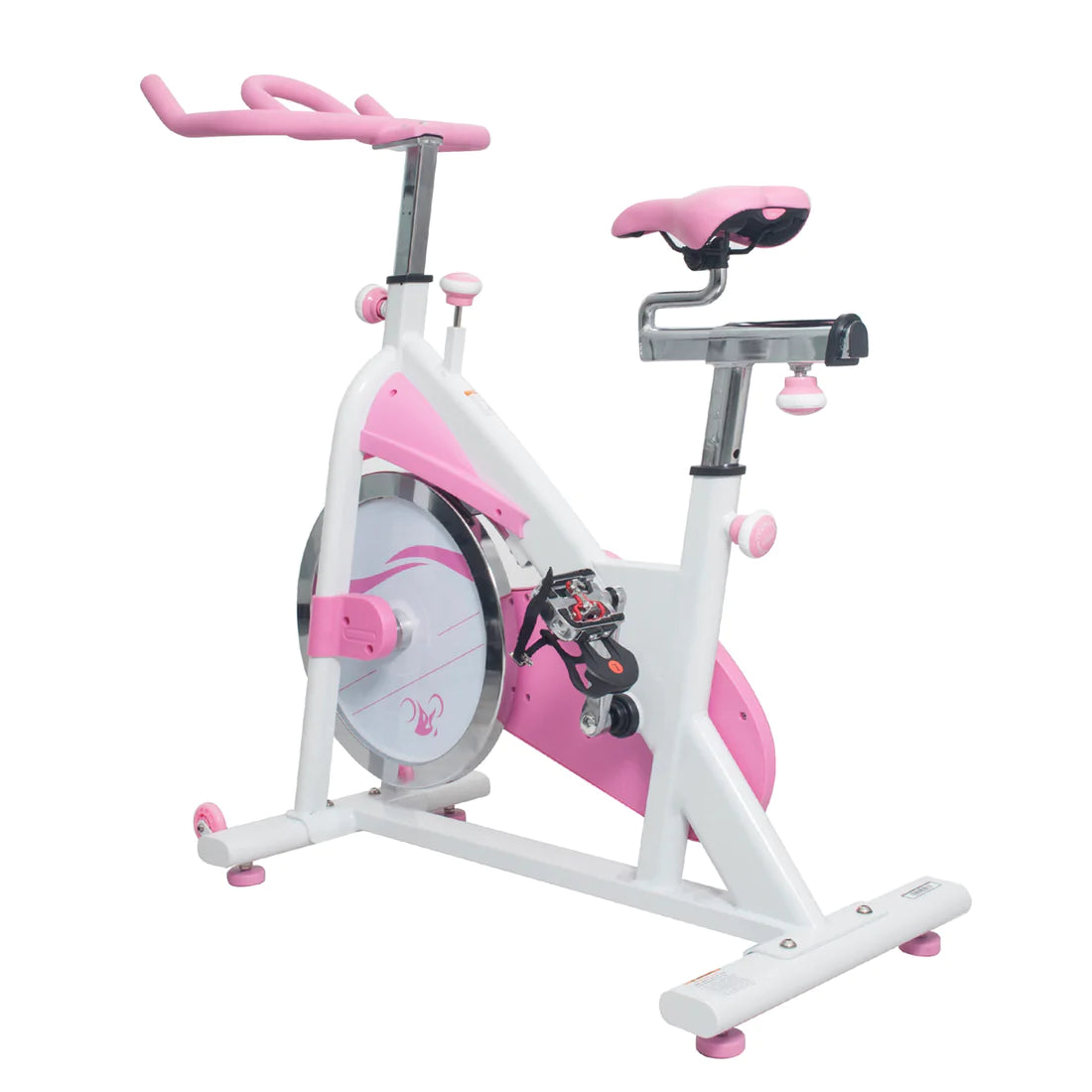 Sunny Health & Fitness P8150 Pink Belt Drive Premium Indoor Cycling Bike