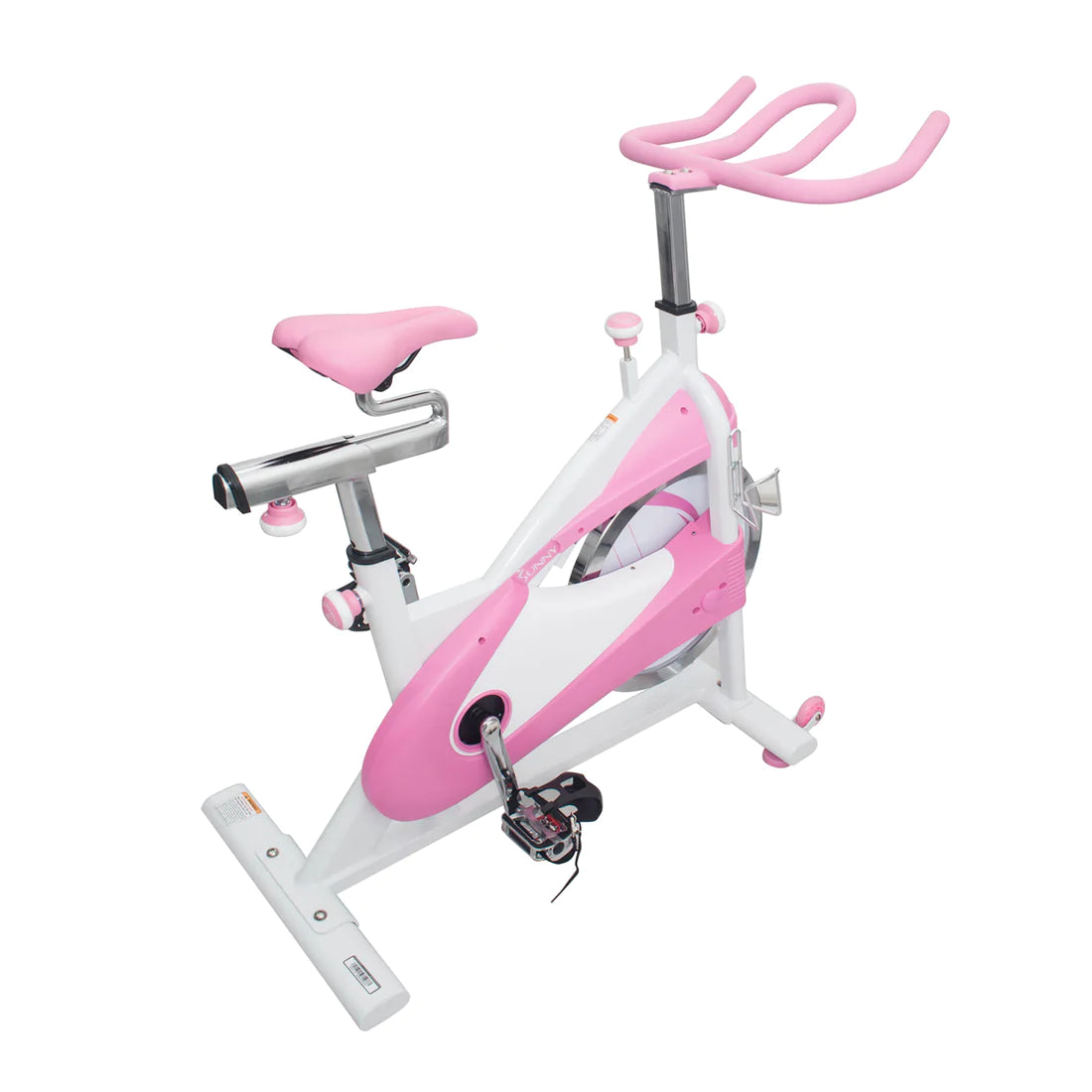 Sunny Health & Fitness P8150 Pink Belt Drive Premium Indoor Cycling Bike