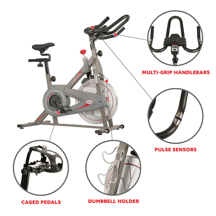 Sunny Health & Fitness Synergy Magnetic Indoor Cycling Bike - SF-B1879