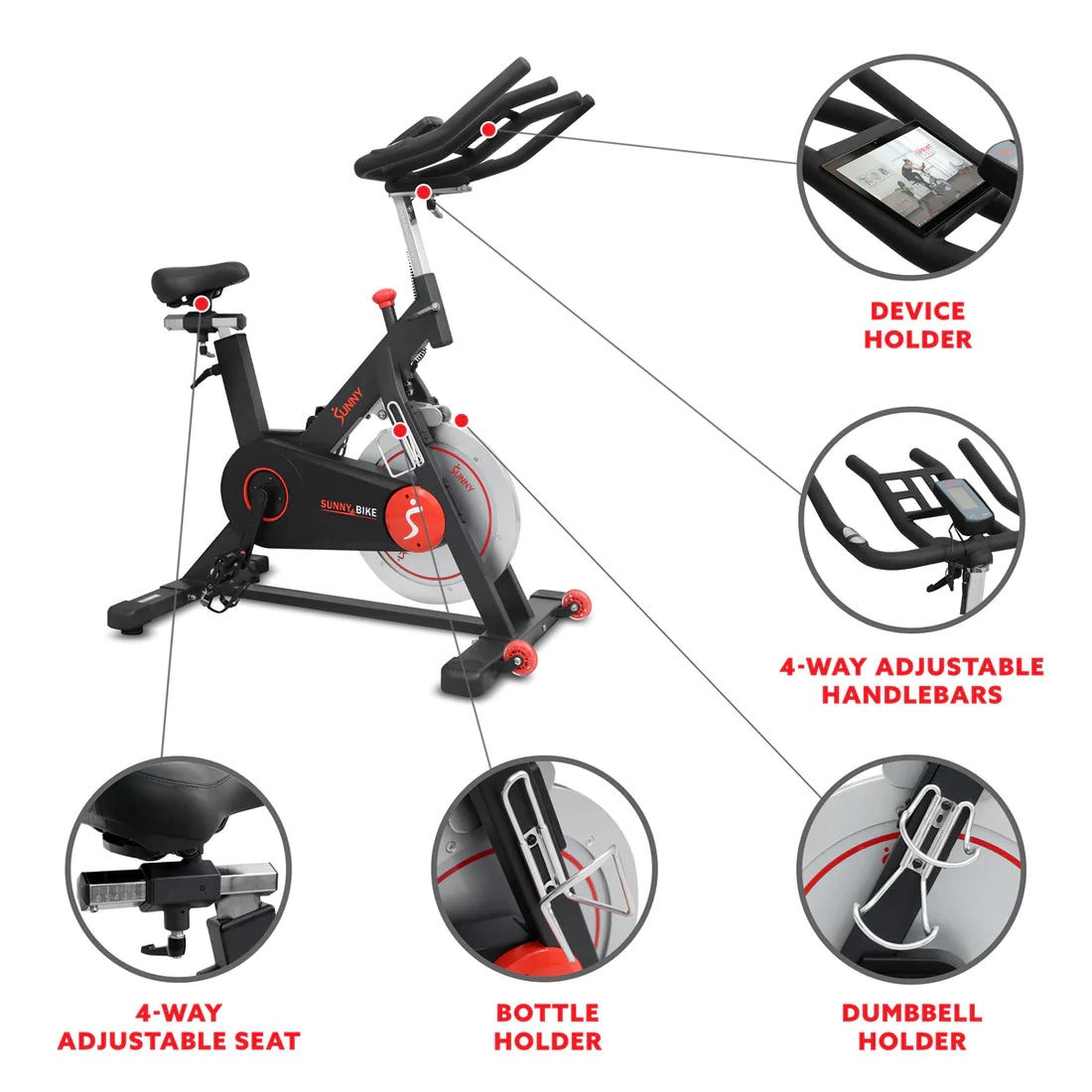 Sunny Health & Fitness Training Cycle Performance Bike - SF-B121021