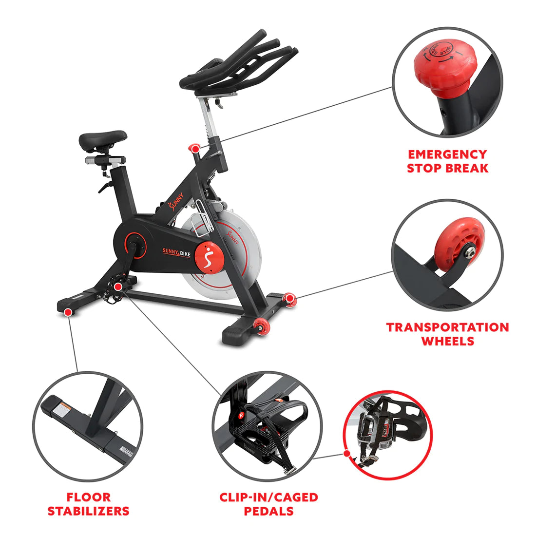 Sunny Health & Fitness Training Cycle Performance Bike - SF-B121021