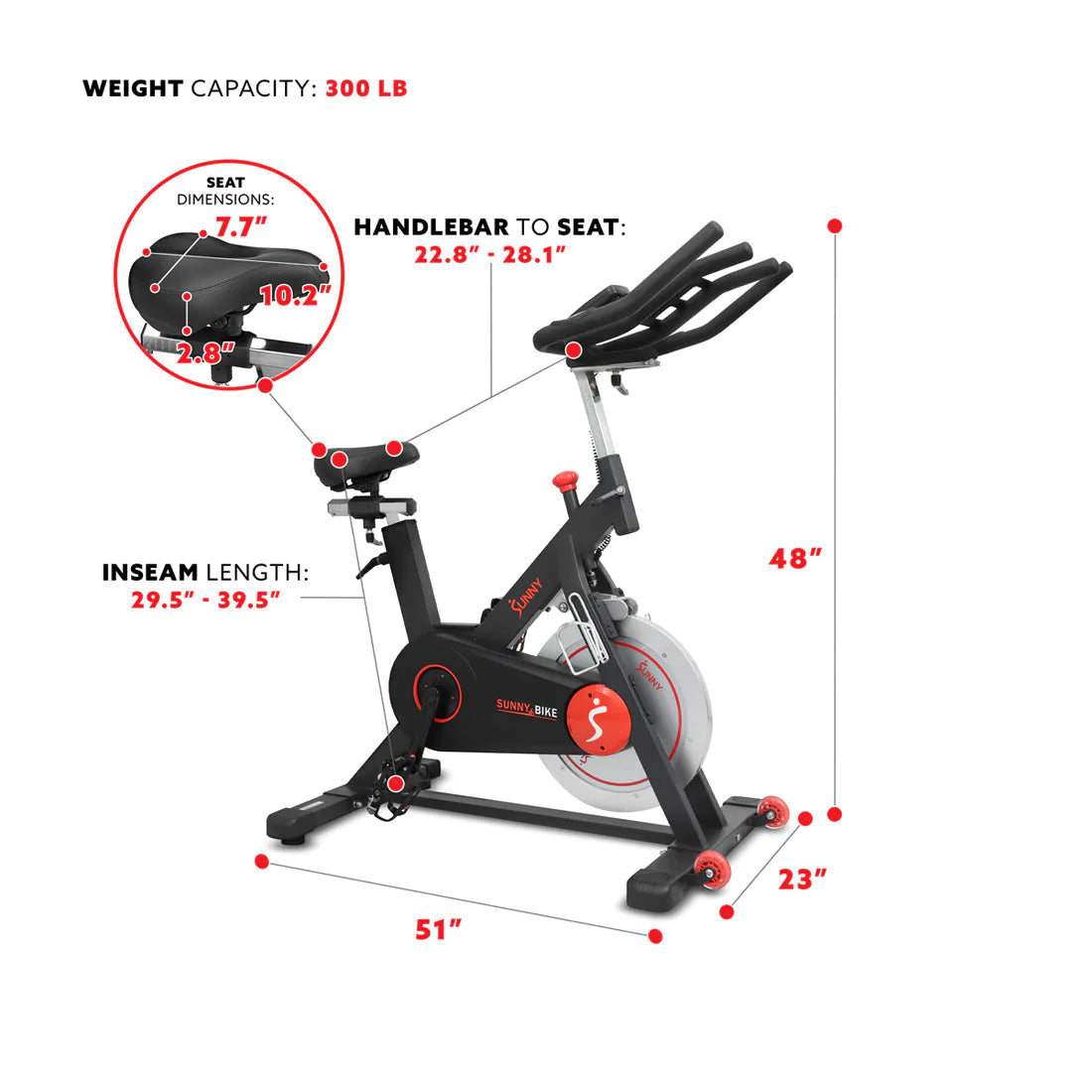 Sunny Health & Fitness Training Cycle Performance Bike - SF-B121021