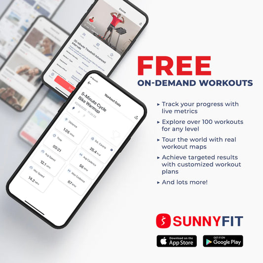 Sunny Health & Fitness Premium Elliptical Exercise Machine Smart Trainer with Exclusive SunnyFit® App Enhanced Bluetooth Connectivity SF-E3912SMART