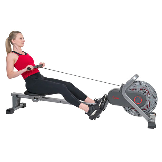 Sunny Health & Fitness Air Fan Rowing Machine Ergometer SF-RW520050