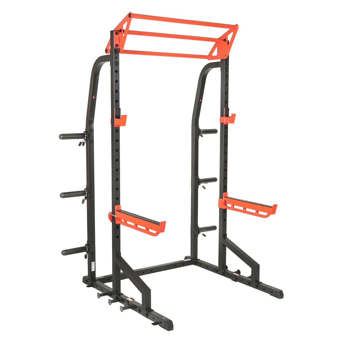 Sunny Health & Fitness Power Zone Half Rack Heavy Duty Performance Power Cage with 1000 LB Weight Capacity – SF-XF9933