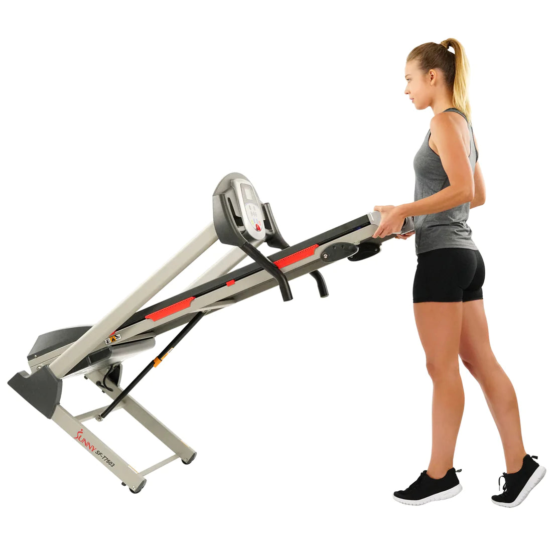 Sunny Health & Fitness SF-T7603 Motorized Treadmill (Manual Incline)