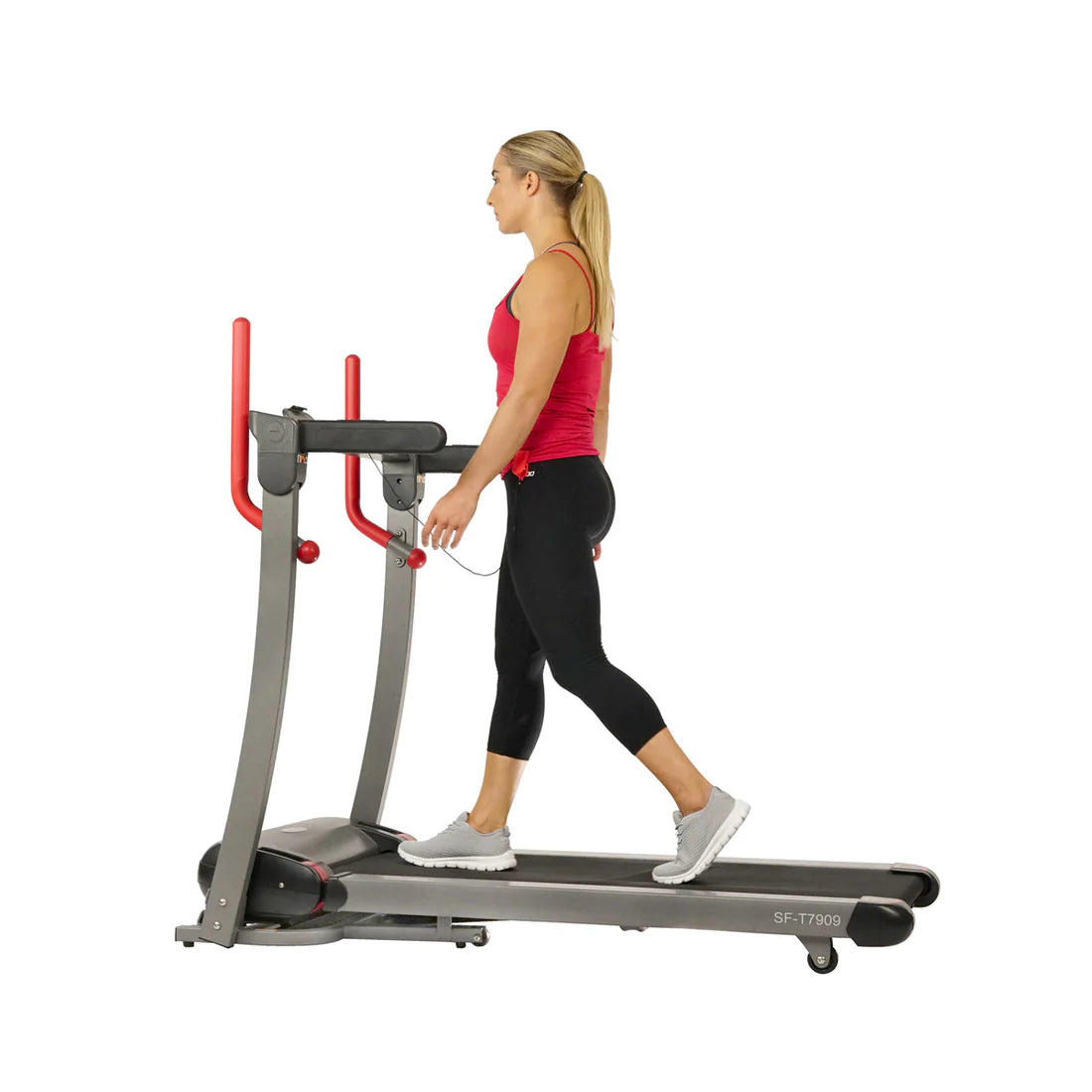 Sunny Health & Fitness Incline Treadmill with Bluetooth Speakers and USB Charging Function - SF-T7909