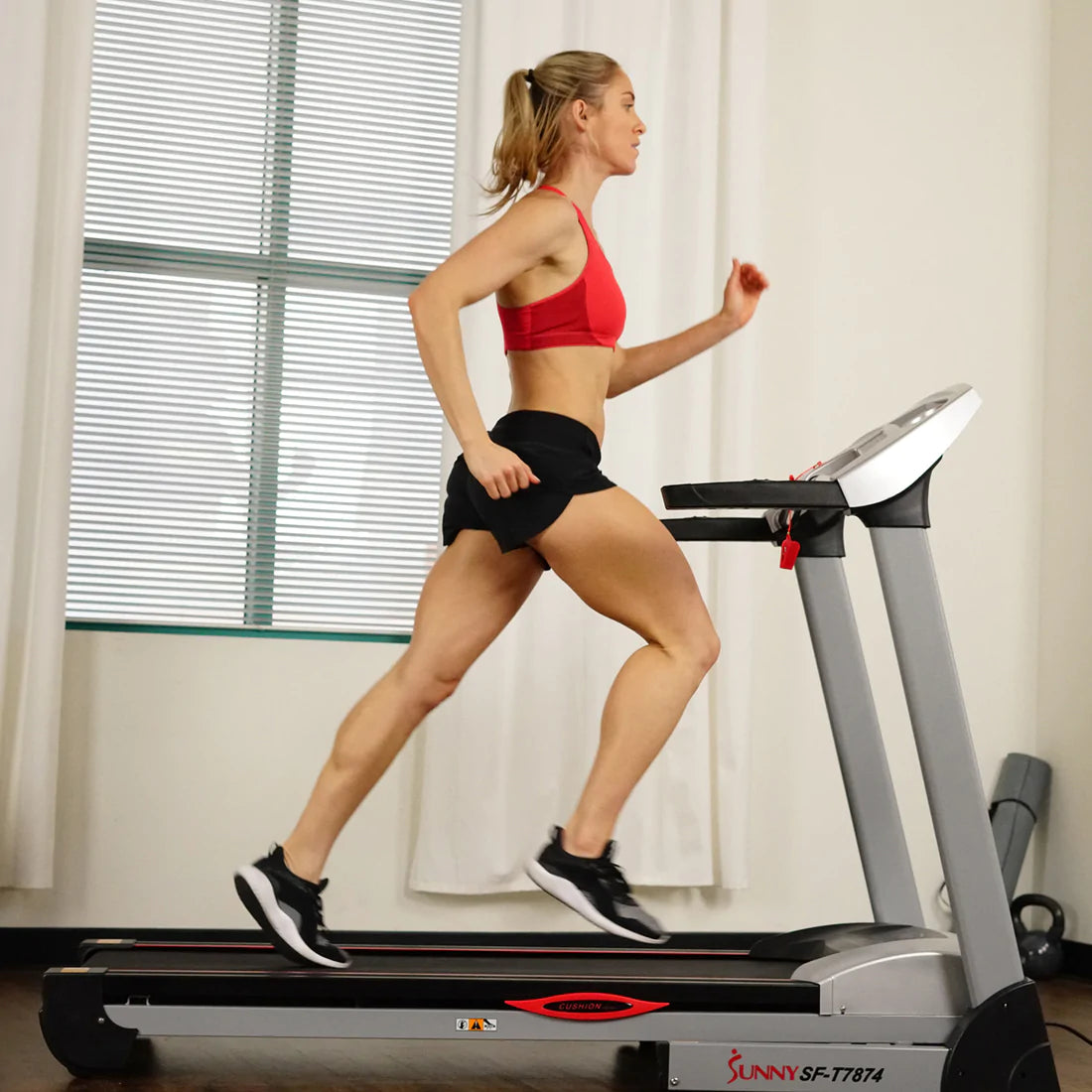 Sunny Health & Fitness Performance Treadmill with Auto Incline SF-T7874
