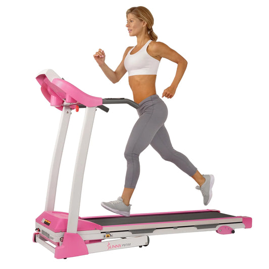 Sunny Health & Fitness P8700 Pink Treadmill