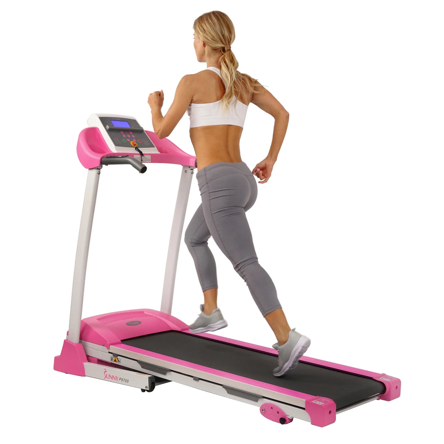 Sunny Health & Fitness P8700 Pink Treadmill