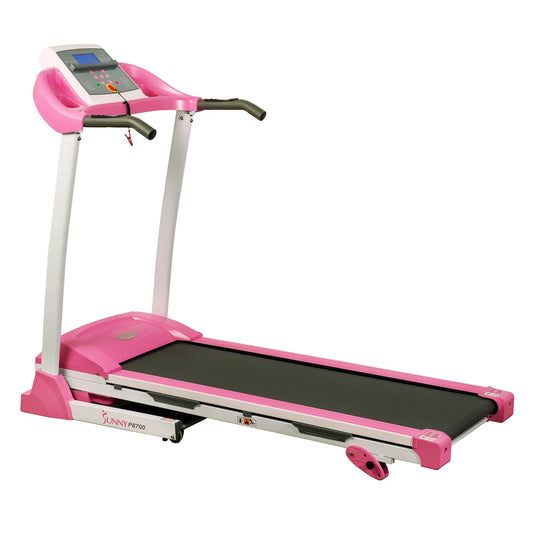 Sunny Health & Fitness P8700 Pink Treadmill