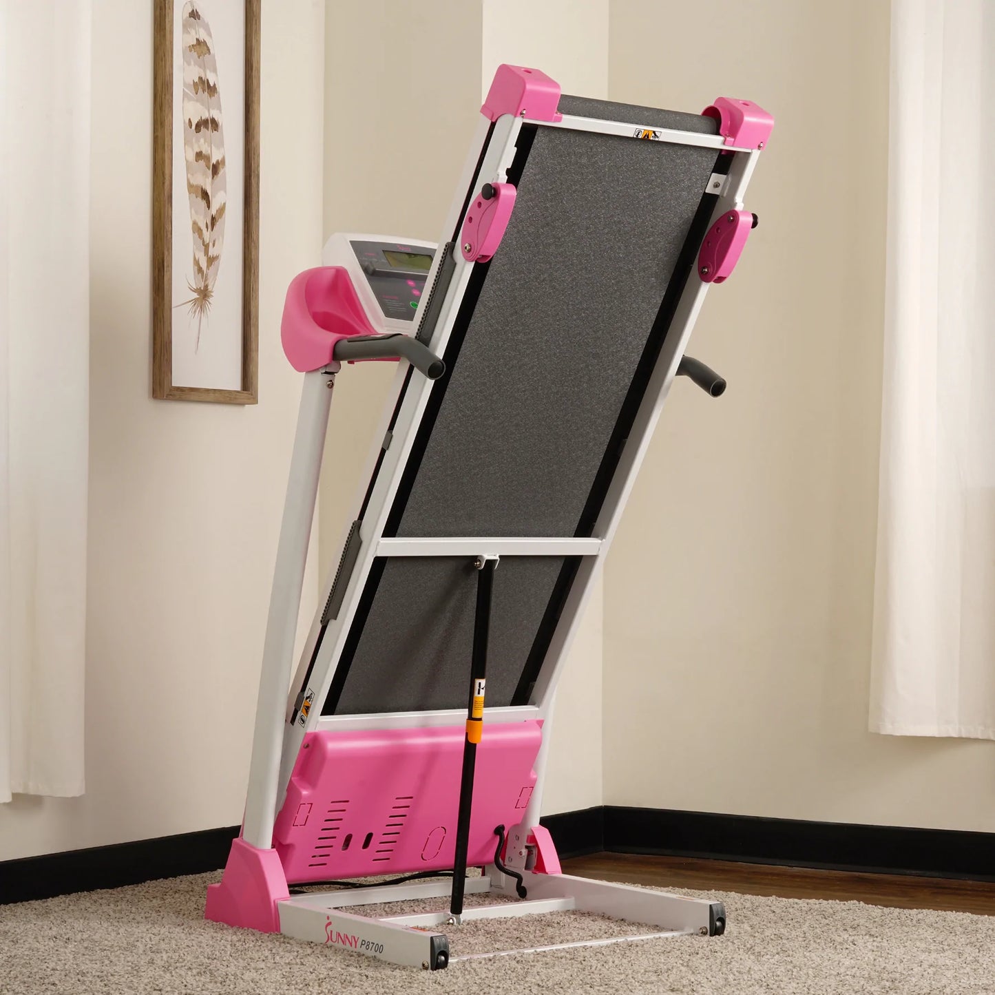 Sunny Health & Fitness P8700 Pink Treadmill