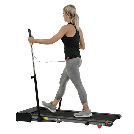 Sunny Health & Fitness Slim Folding Treadmill Trekpad with Arm Exercisers  SF-T7971