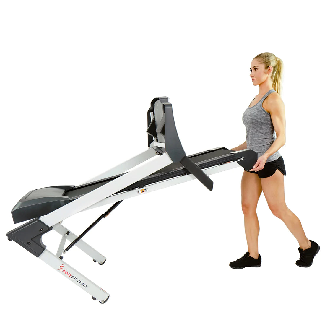 Sunny Health & Fitness SF-T7515 Smart Treadmill with Auto Incline, speakers, and Bluetooth