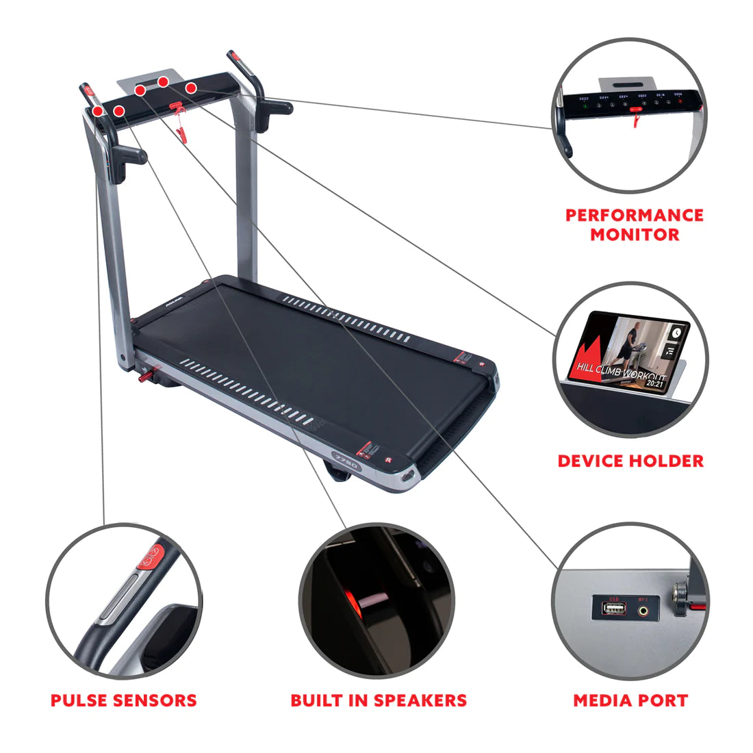 SpaceFlex Motorized Treadmill