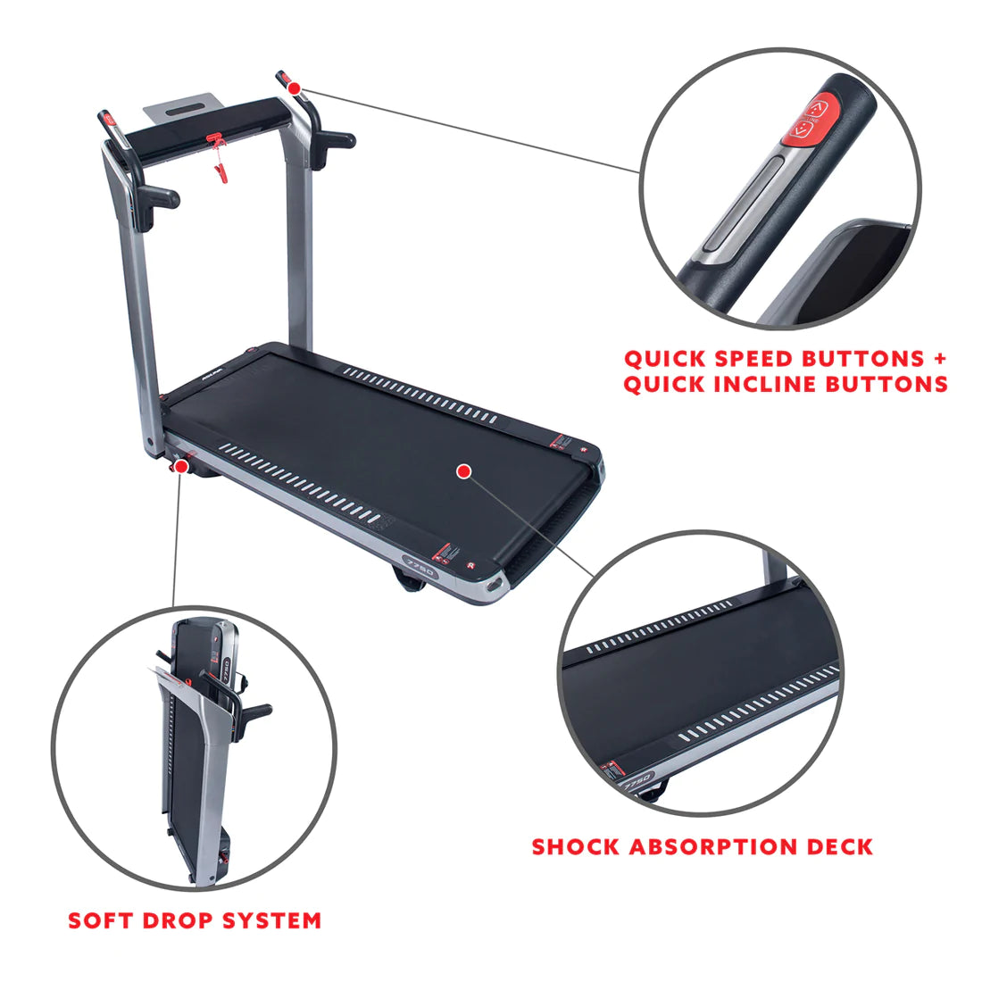 SpaceFlex Motorized Treadmill