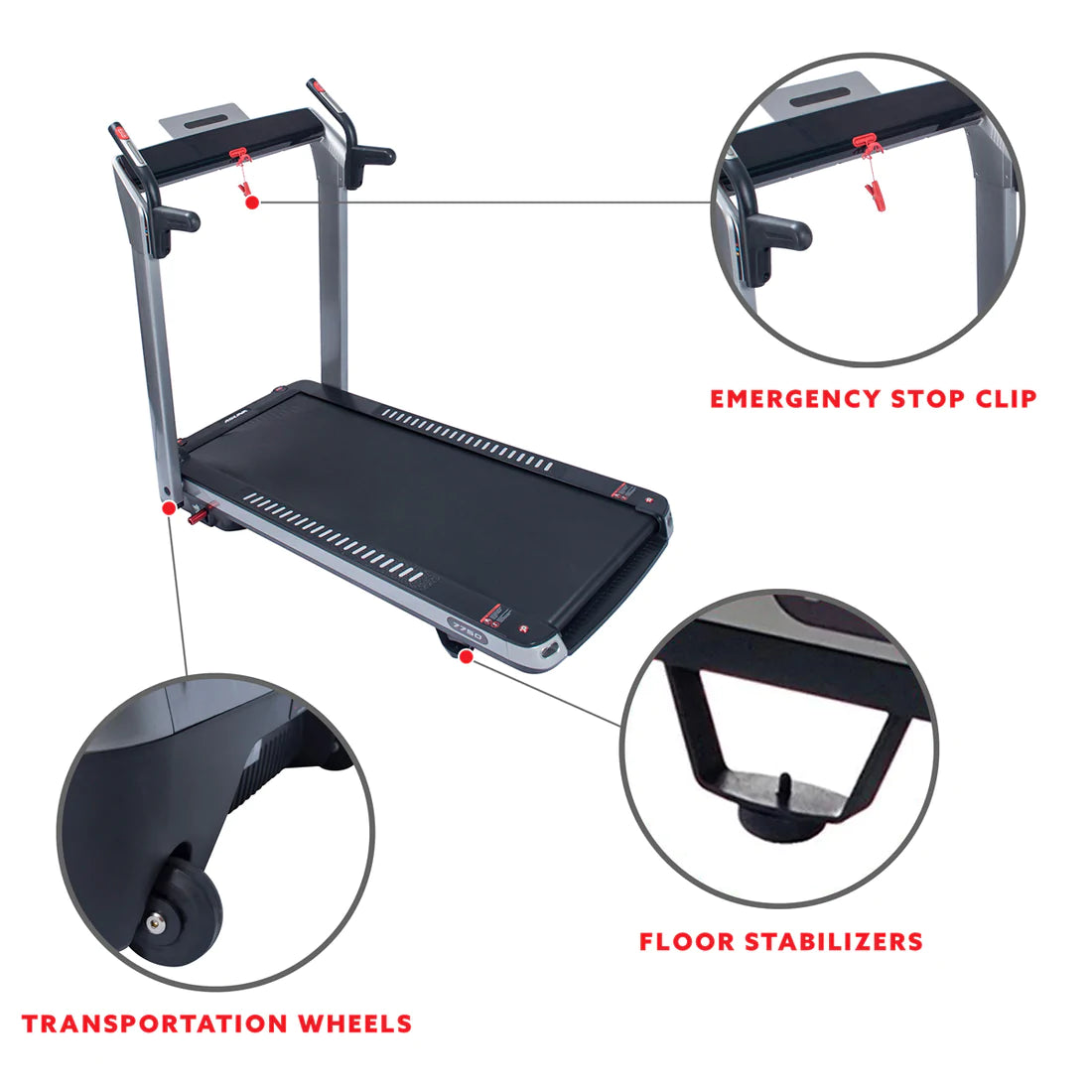 SpaceFlex Motorized Treadmill